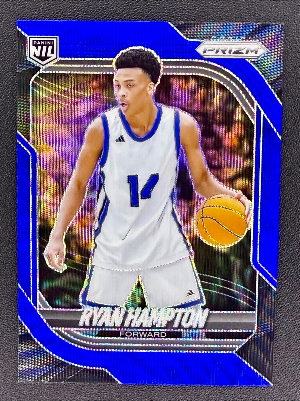 RYAN HAMPTON #119 2025-26 PANINI PRIZM BASKETBALL BLUE WAVE /249 NIL ROOKIE RC